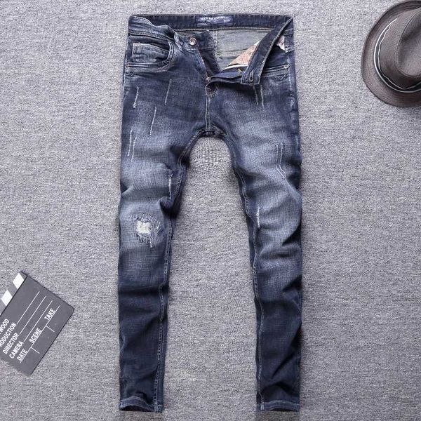 men's jeans italian style fashion men black blue slim fit ripped scratch hip hop pants streetwear vintage
men's jeans italian style fashion men black blue slim fit ripped scratch hip hop pants streetwear vintage