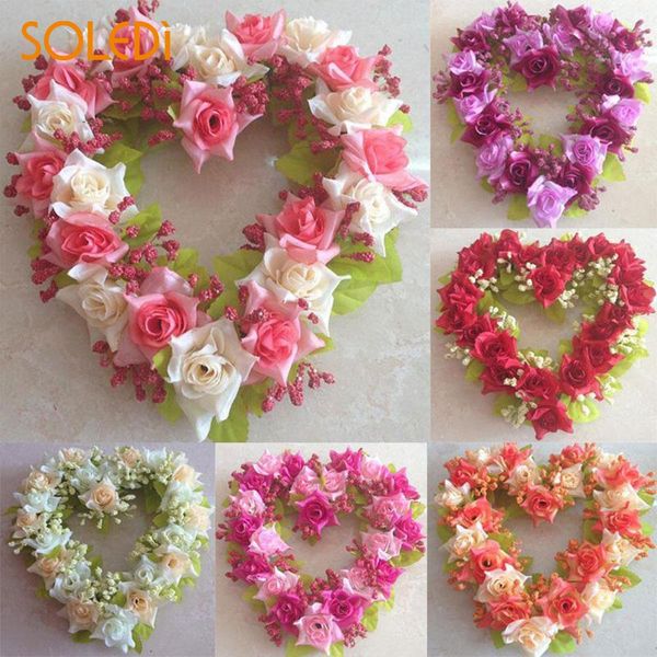 flower ring artificial garland useful heart shaped valentine's day home decor diy wedding wall drop shipping
flower ring artificial garland useful heart shaped valentine's day home decor diy wedding wall drop shipping