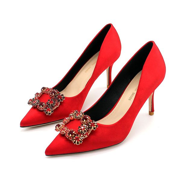 cinderella crystal shoes 2019 new pointy highheeled shoes thin heel rhinestone wedding dress red bridal wedding female, Black
cinderella crystal shoes 2019 new pointy highheeled shoes thin heel rhinestone wedding dress red bridal wedding female, Black