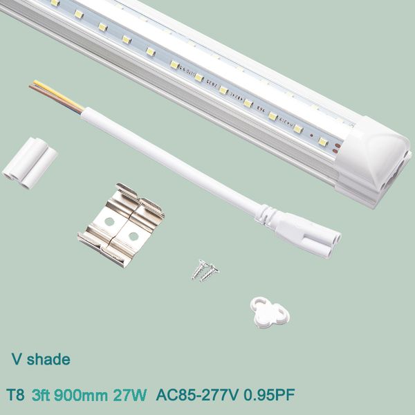 t8 led tube light integrated v shade fluorescent light 3 feets 900mm led light 22w ac85-265v high bright
t8 led tube light integrated v shade fluorescent light 3 feets 900mm led light 22w ac85-265v high bright