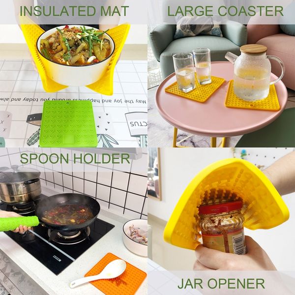 multifunctional silicone mat table mat insulation pad thicken coaster bakeware oven mats placemat hanging bowl pad drain holder dbc vt1757
multifunctional silicone mat table mat insulation pad thicken coaster bakeware oven mats placemat hanging bowl pad drain holder dbc vt1757
