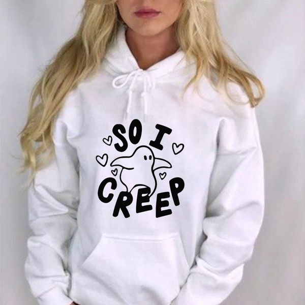 so i creep halloween cute printed sweatshirt aesthetic outfits streetwear graphic women sweatshirts casual pullover hoodies, Black
so i creep halloween cute printed sweatshirt aesthetic outfits streetwear graphic women sweatshirts casual pullover hoodies, Black