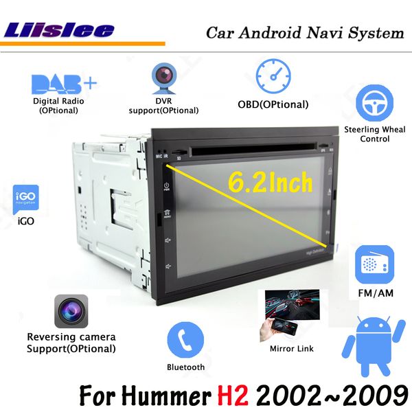 liislee car android 9.1 up for hummer h2 2002~2009 radio carplay bt wifi screen gps navi map navigation video multimedia system car dvd
liislee car android 9.1 up for hummer h2 2002~2009 radio carplay bt wifi screen gps navi map navigation video multimedia system car dvd