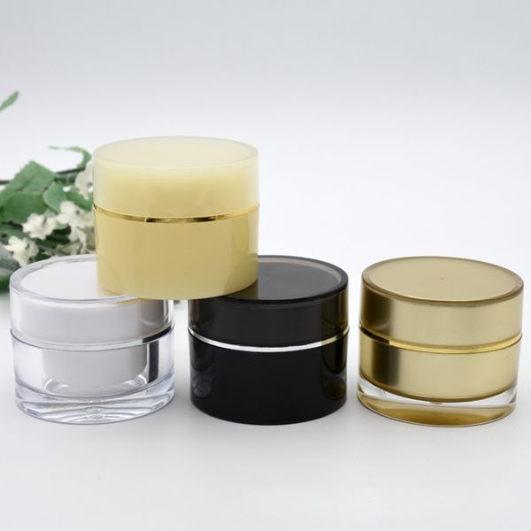 15g/20g empty acrylic cream cans cosmetic sample jars portable refillable makeup containers
15g/20g empty acrylic cream cans cosmetic sample jars portable refillable makeup containers