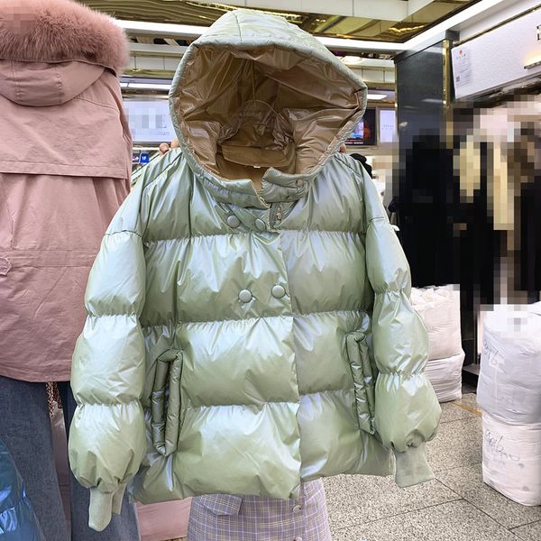 2019 autumn winter new padded jacket woman korean hooded bright face loose cotton coat students short parka jacket outwear, Black
2019 autumn winter new padded jacket woman korean hooded bright face loose cotton coat students short parka jacket outwear, Black