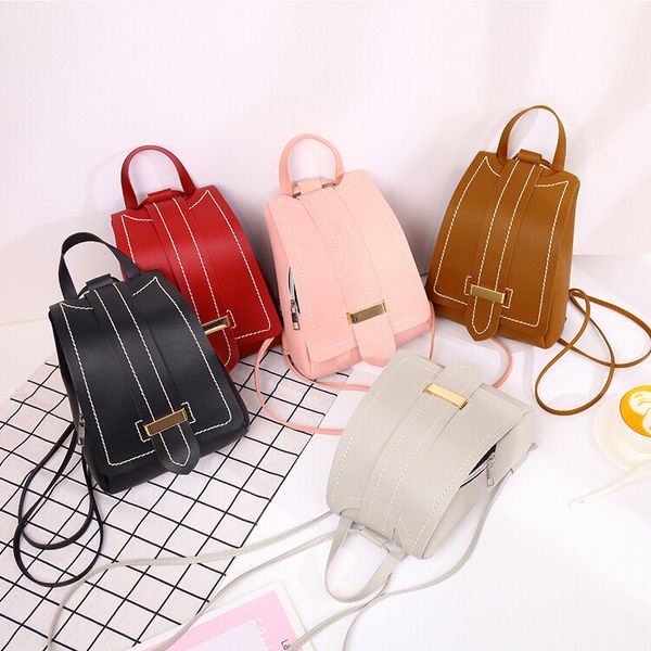 fashion backpack college style mini backpack one shoulder women's bag messenger carrying small schoolbag
fashion backpack college style mini backpack one shoulder women's bag messenger carrying small schoolbag