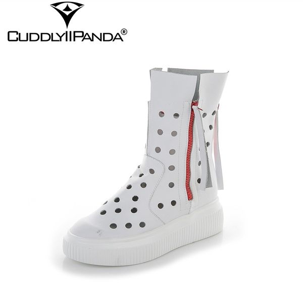 cuddlyiipanda 2019 summer autumn genuine leather women hollow ankle boots zip platform riding boots high heels botas mujer, Black
cuddlyiipanda 2019 summer autumn genuine leather women hollow ankle boots zip platform riding boots high heels botas mujer, Black