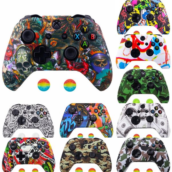 vrlf3 silicone protective skin case water grips printing camouflage cover transfer caps for xbox one x s controller protector
vrlf3 silicone protective skin case water grips printing camouflage cover transfer caps for xbox one x s controller protector
