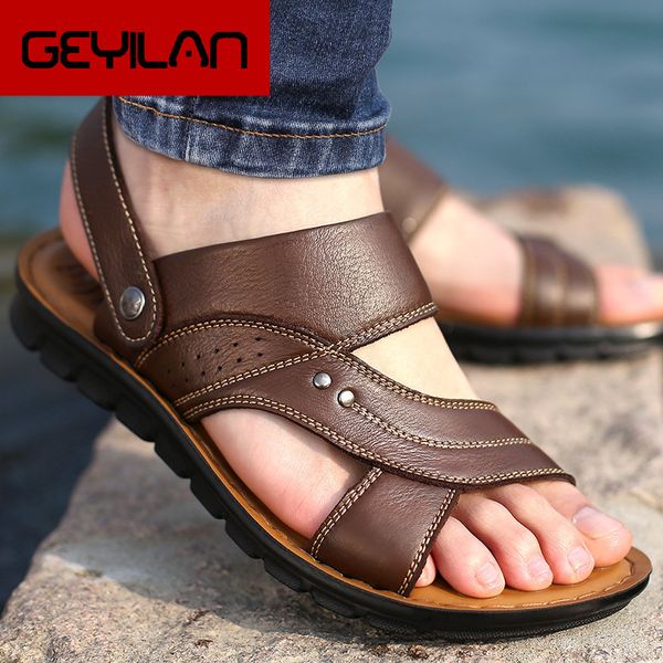 crazy promotion men genuine leather sandals casual fisherman shoes man gladiator shoes fashion male beach, Black
crazy promotion men genuine leather sandals casual fisherman shoes man gladiator shoes fashion male beach, Black