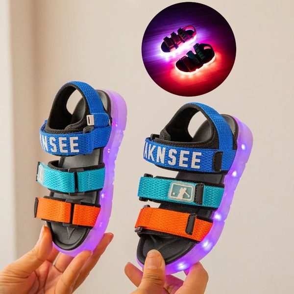 2020 children sandals usb charging lighting shoes kids glowing sandal for boys girls summer rechargeable children's beach shoes, Black;red
2020 children sandals usb charging lighting shoes kids glowing sandal for boys girls summer rechargeable children's beach shoes, Black;red