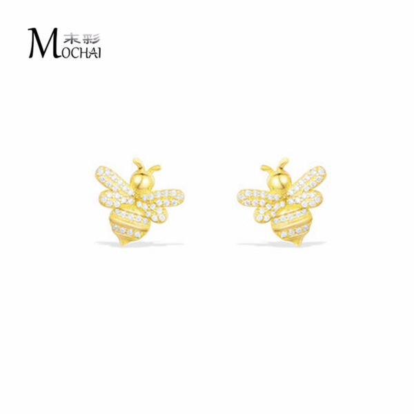 european and american earrings fashion models inlaid zircon bee earrings women's elegant and popular models zk40, Golden;silver
european and american earrings fashion models inlaid zircon bee earrings women's elegant and popular models zk40, Golden;silver