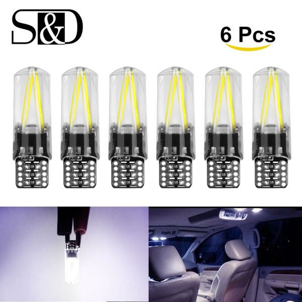 6pcs t10 w5w led bulbs canbus error filament lights cob led wedge auto parking bulbs car reading door lamp dc 12v
6pcs t10 w5w led bulbs canbus error filament lights cob led wedge auto parking bulbs car reading door lamp dc 12v