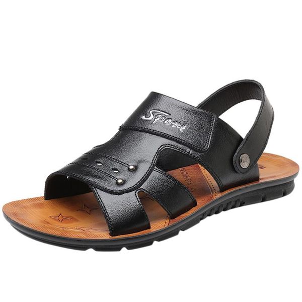 comfortable flat sandals for a seaside vacation fashion men's summer casual hollow breathable sandals business casual, Black
comfortable flat sandals for a seaside vacation fashion men's summer casual hollow breathable sandals business casual, Black