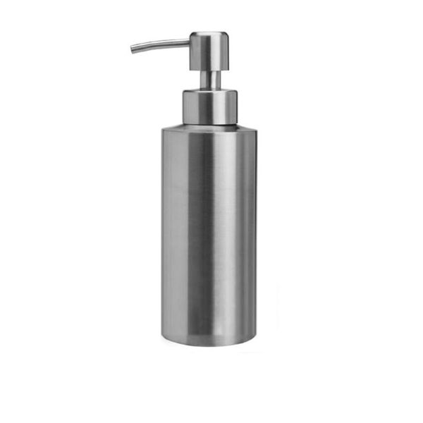 Stainless Steel Soap Dispenser 250/350/550 Ml Bathroom Lotion Pump Bottle Holder Kitchen Refillable Shampoo Box Soap Container