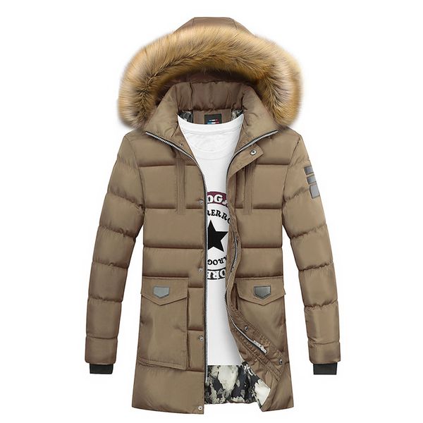 parka men cotton thick cotton jacket new long winter parkas warm fashion business jackets coats fur collar 89wy, Tan;black
parka men cotton thick cotton jacket new long winter parkas warm fashion business jackets coats fur collar 89wy, Tan;black