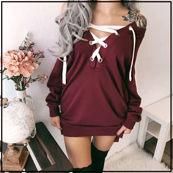 sweatshirts long sleeve women fashion lace up autumn winter solid color luxury stylish hoodies clothes for womens s-xxl, Black
sweatshirts long sleeve women fashion lace up autumn winter solid color luxury stylish hoodies clothes for womens s-xxl, Black