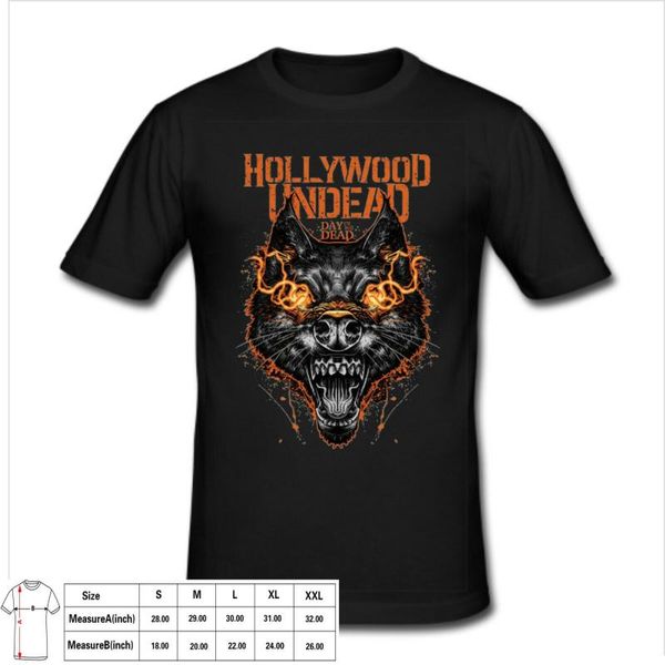 t shirt for men - hollywood undead american rap rock band, White;black 
t shirt for men - hollywood undead american rap rock band, White;black