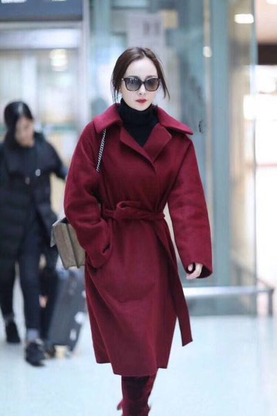 women's wool blends trench coats long classic windbreaker waterproof british new high-end english style autumn winter, Black
women's wool blends trench coats long classic windbreaker waterproof british new high-end english style autumn winter, Black