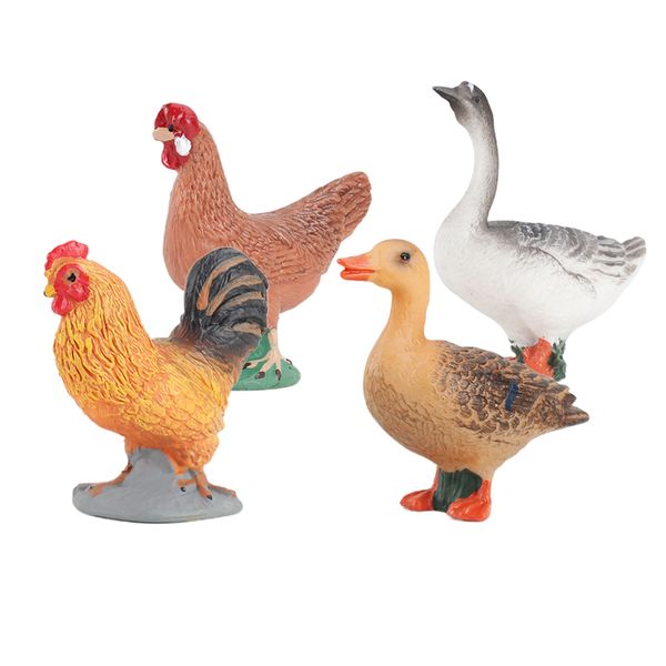 4pcs poultry realistic farm animal model figurines miniatures statue toy
4pcs poultry realistic farm animal model figurines miniatures statue toy