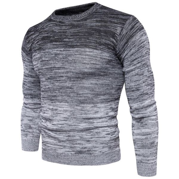 new winter men's sweater jacket mens sweater gradient, White;black
