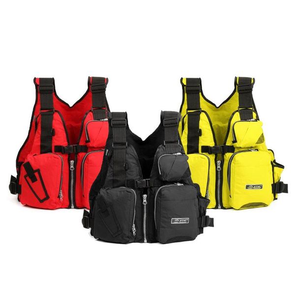 red/yellow/black adjustable nylon life jacket fishing life jacket vest multi pockets vast preserver buoyancy aid
red/yellow/black adjustable nylon life jacket fishing life jacket vest multi pockets vast preserver buoyancy aid