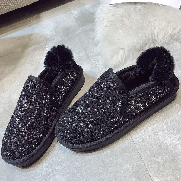 plush home slippers woman warm fur winter shoes woman fur slippers bling flats shoes indoor slides outside house designer, Black
plush home slippers woman warm fur winter shoes woman fur slippers bling flats shoes indoor slides outside house designer, Black