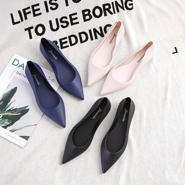 fashion pointed rain shoes waterproof non-slip work single shoes comfort breathable flat womens sweet casual, Black
fashion pointed rain shoes waterproof non-slip work single shoes comfort breathable flat womens sweet casual, Black