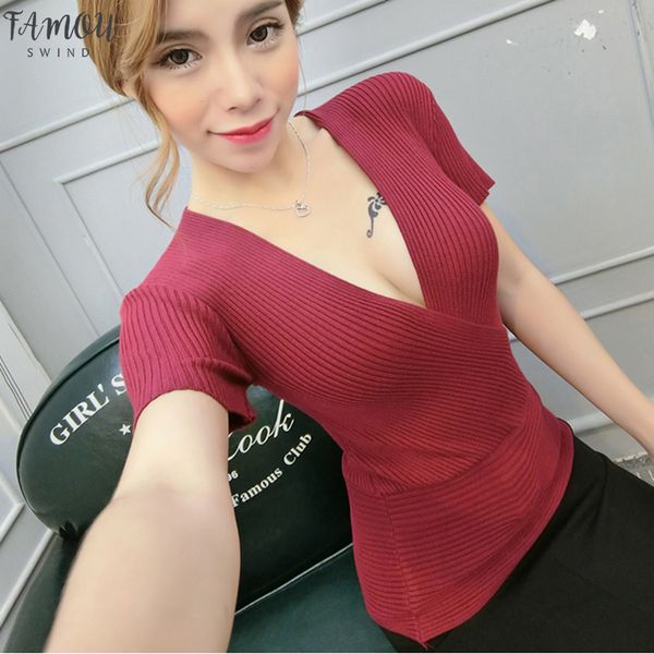 секси стройная тенниска женщины tshirt глубокий v шеи с коротким рукавом полосатой трикотажное поперечное лоскутная женщины poleras de mujer, White
секси стройная тенниска женщины tshirt глубокий v шеи с коротким рукавом полосатой трикотажное поперечное лоскутная женщины poleras de mujer, White