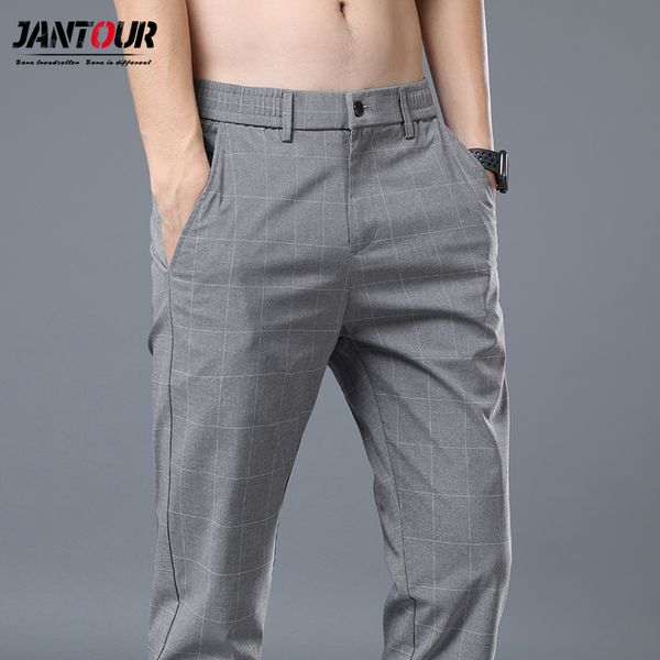 brand men's stretch lattice casual pants men four seasons business trousers mens straight trousers thin pant male, Black
brand men's stretch lattice casual pants men four seasons business trousers mens straight trousers thin pant male, Black