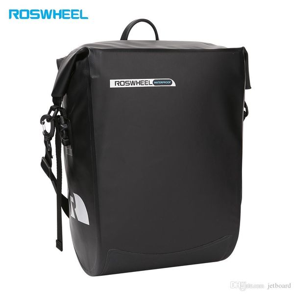 roswheel water resistant bicycle rear rack bag hanging pannier 20l large capacity, be able to carry various traveling necessities
roswheel water resistant bicycle rear rack bag hanging pannier 20l large capacity, be able to carry various traveling necessities
