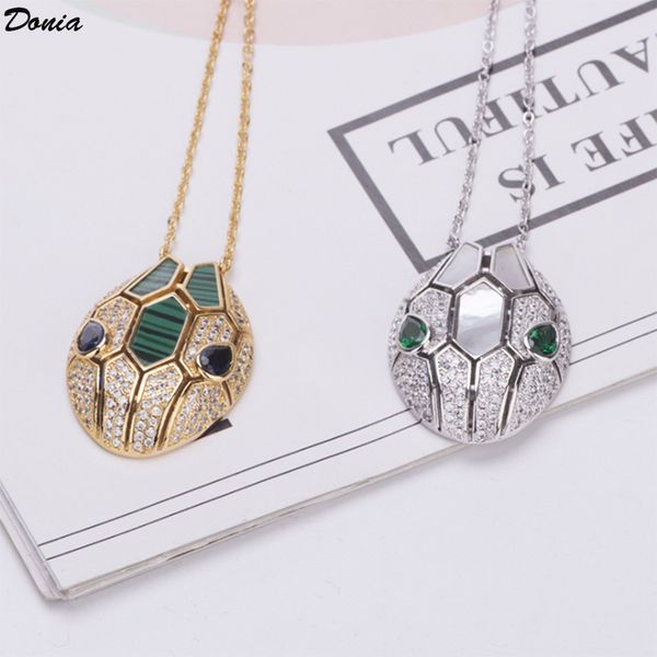 donia jewelry european and american fashion two color electroplate copper micro inlaid zircon necklace fashion accessories luxury birthday g, Silver
donia jewelry european and american fashion two color electroplate copper micro inlaid zircon necklace fashion accessories luxury birthday g, Silver