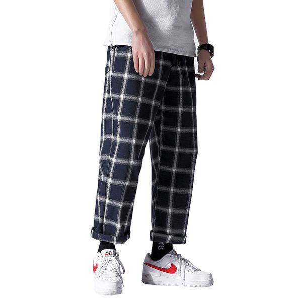 2019 men new grid pressure cotton casual pants trousers leisure male active elastic harem joggers sweatpants large size, Black
2019 men new grid pressure cotton casual pants trousers leisure male active elastic harem joggers sweatpants large size, Black