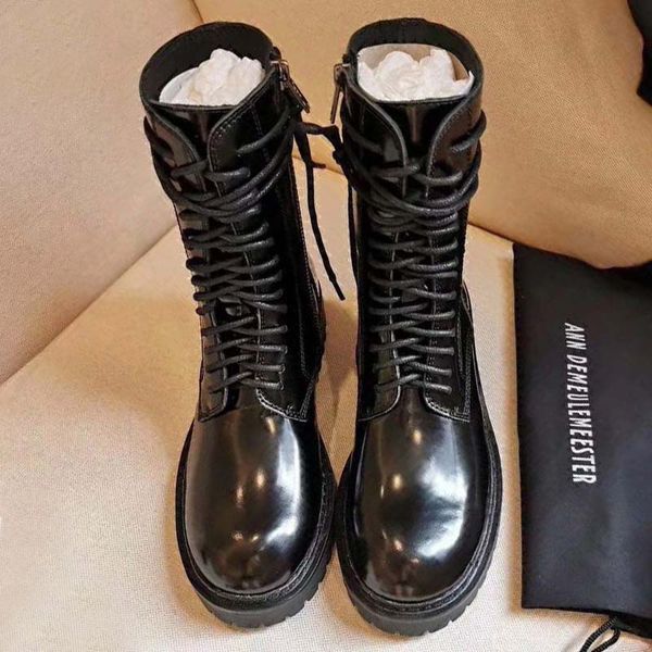leather martin bootsann female 2019 new wild autumn and winter net red handsome comfortable short boots british wind boots women, Black
leather martin bootsann female 2019 new wild autumn and winter net red handsome comfortable short boots british wind boots women, Black