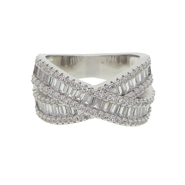shiny cubic zirconia micro pave setting x shape ring stunning cross rings jewelry women's accessories, Golden;silver
shiny cubic zirconia micro pave setting x shape ring stunning cross rings jewelry women's accessories, Golden;silver