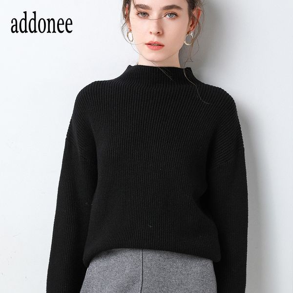 spring autumn winter new style women lady cashmere wool sweater pullovers solid turtleneck casual big size large warm wild loose, White;black
spring autumn winter new style women lady cashmere wool sweater pullovers solid turtleneck casual big size large warm wild loose, White;black
