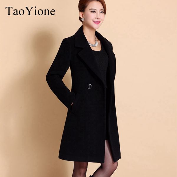 wool coat new fashion 2019 autumn women's long woolen coat female winter slim warm trench plus size long outerwear women jacket, Black
wool coat new fashion 2019 autumn women's long woolen coat female winter slim warm trench plus size long outerwear women jacket, Black