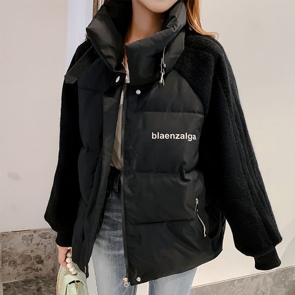 women's down & parkas winter jacket coat women puffer jackets casual ladies cotton padded thicken warm outwear coats overcoat, Black
women's down & parkas winter jacket coat women puffer jackets casual ladies cotton padded thicken warm outwear coats overcoat, Black