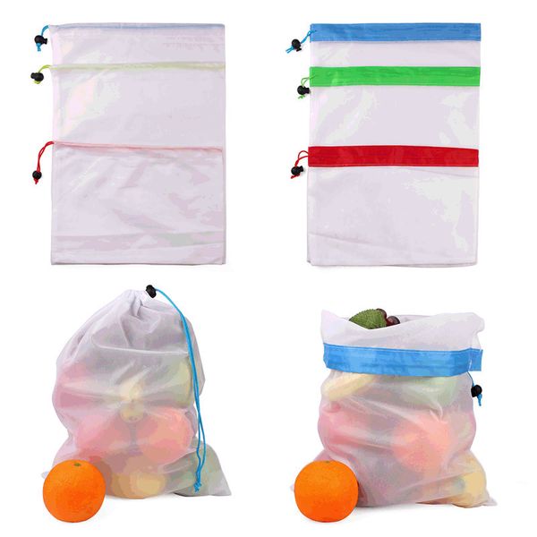 4pcs/set reusable mesh produce bags washable eco friendly bags for groceries storage fruit vegetable toy packing gift bag
4pcs/set reusable mesh produce bags washable eco friendly bags for groceries storage fruit vegetable toy packing gift bag