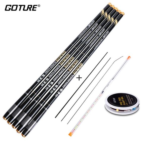 goture 3.0-7.2m stream fishing rod taiwan hand pole rods with three sections and float rig set
goture 3.0-7.2m stream fishing rod taiwan hand pole rods with three sections and float rig set