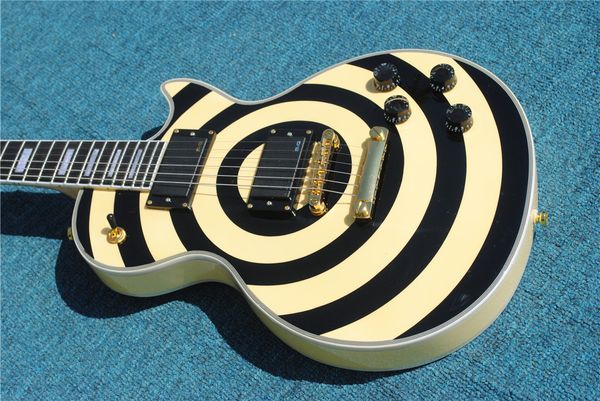 2020 selling zakk wylde guitar yellow black circle 6 strings electric guitar factory price
2020 selling zakk wylde guitar yellow black circle 6 strings electric guitar factory price