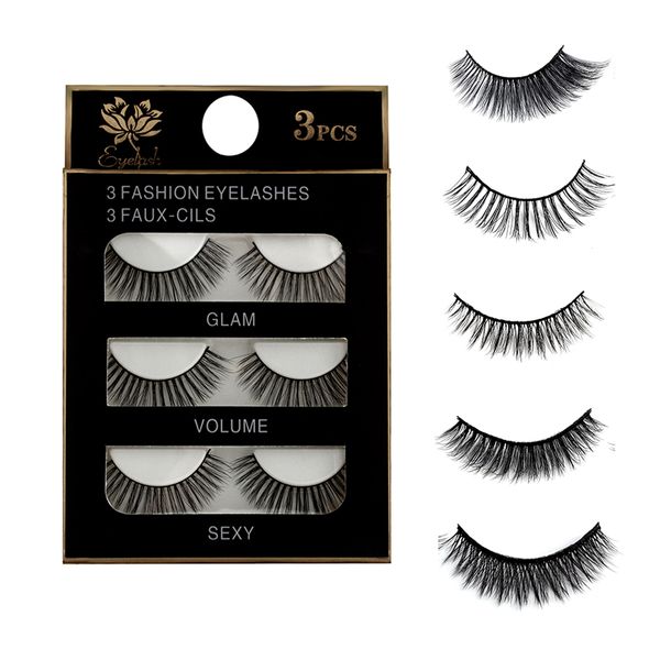 3 pairs natural false eyelashes beauty make up thick cross voluminous messy style eye lashes extension women fashion makeup tool
3 pairs natural false eyelashes beauty make up thick cross voluminous messy style eye lashes extension women fashion makeup tool