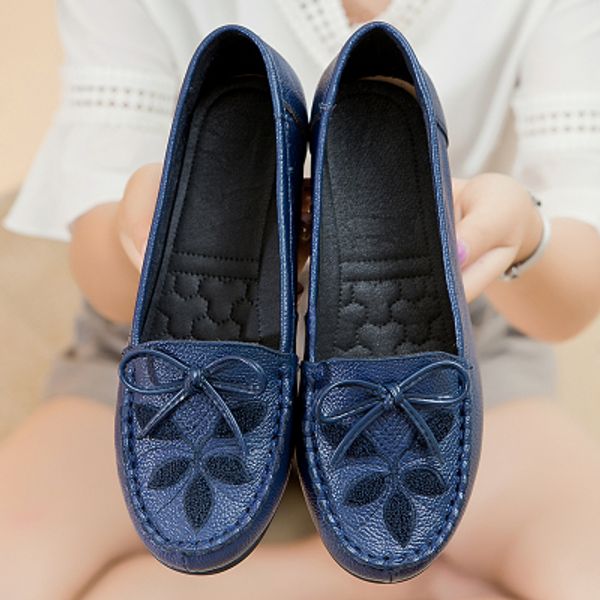 peas shoes female leather bow non-slip soft bottom comfortable casual shoes women, Black
peas shoes female leather bow non-slip soft bottom comfortable casual shoes women, Black