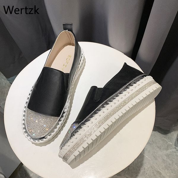 shining crystal plus size 36-43 loafers women spring summer 2020 slip on platform white sneakers shoes woman casual flats b485, Black
shining crystal plus size 36-43 loafers women spring summer 2020 slip on platform white sneakers shoes woman casual flats b485, Black