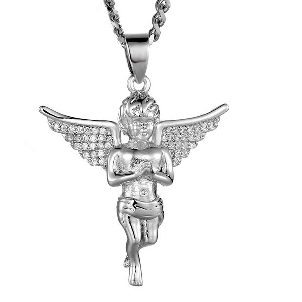silver/gold iced out blin stainless steel angel pendant necklace for women men steel cuba necklace colar harajuku hiphop jewelry
silver/gold iced out blin stainless steel angel pendant necklace for women men steel cuba necklace colar harajuku hiphop jewelry