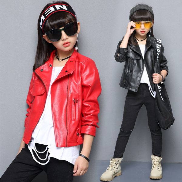 kid clothes autumn 2019 girls jackets children clothing leisure girls coat fashion leather jacket 3 colors 3-12y, Blue;gray
kid clothes autumn 2019 girls jackets children clothing leisure girls coat fashion leather jacket 3 colors 3-12y, Blue;gray