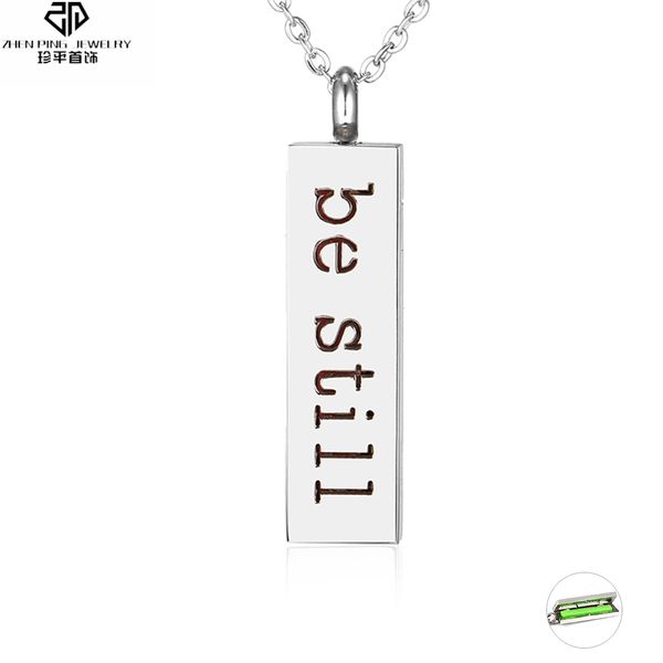 stainless steel rectangle aromatherapy diffuser pendant heart love letter bar essential oil diffuser locket necklace men women, Silver
stainless steel rectangle aromatherapy diffuser pendant heart love letter bar essential oil diffuser locket necklace men women, Silver