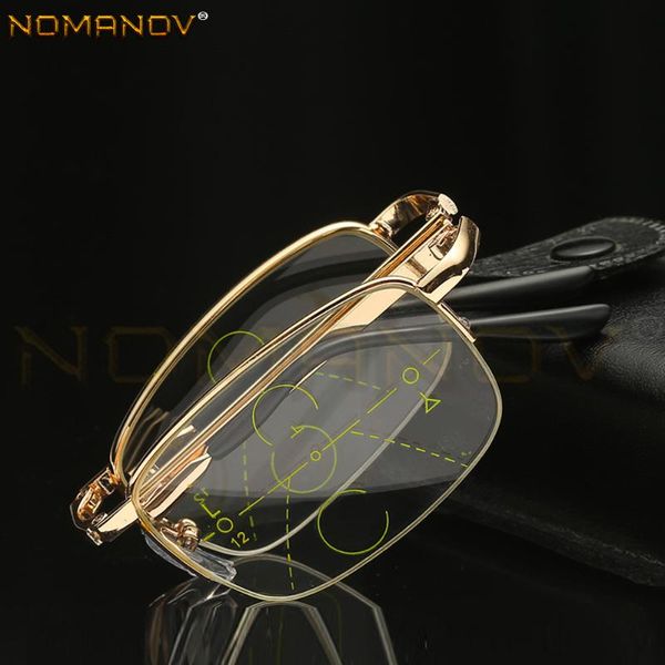 portable foldable gold frame business men women progressive multifocus reading glasses add 75 100 125 150 175 200 to 400, White;black
portable foldable gold frame business men women progressive multifocus reading glasses add 75 100 125 150 175 200 to 400, White;black