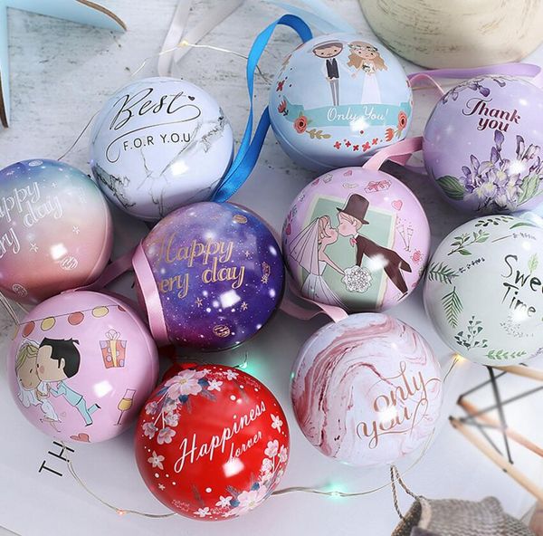 wedding candy box spherical wedding tinplate candy box round personality creative wedding gift box new european knot selling
wedding candy box spherical wedding tinplate candy box round personality creative wedding gift box new european knot selling