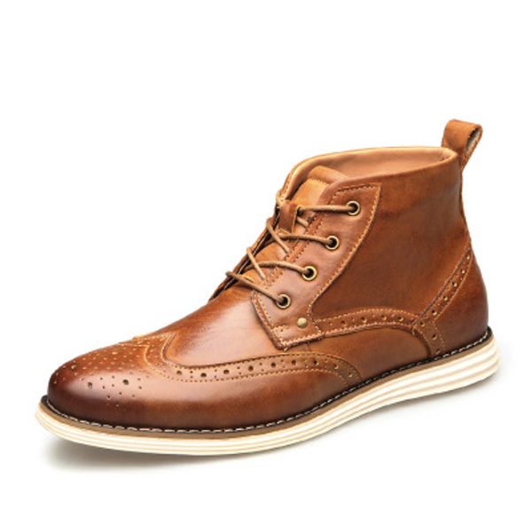 2019 zftl new men bullock boots genuine leather man martins boots casual lace-up big size male handmade shoes high-shoes, Black
2019 zftl new men bullock boots genuine leather man martins boots casual lace-up big size male handmade shoes high-shoes, Black