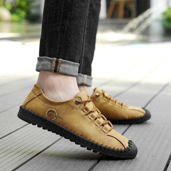 new fashion comfortable casual leather shoes men loafers leather men shoes flats moccasins plus size 38-48 w4, Black
new fashion comfortable casual leather shoes men loafers leather men shoes flats moccasins plus size 38-48 w4, Black